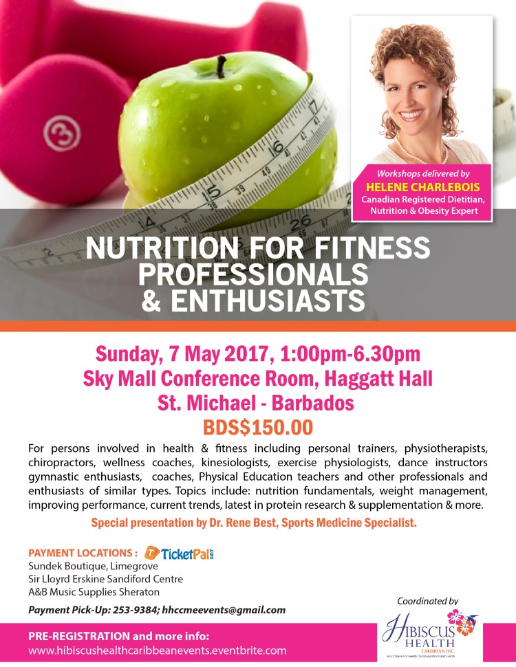 Nutrition for Fitness Professionals & Enthusiasts May 7th Flyer (4)