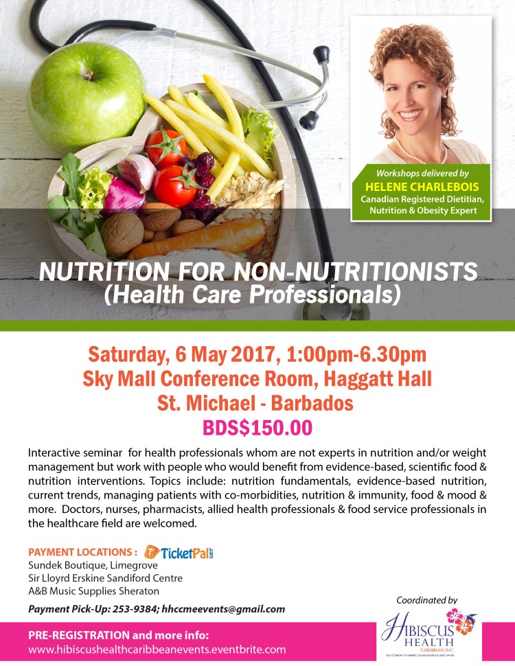 Nutrition for Non-Nutritionists (Health Care Professionals) Flyer May 6th (1)